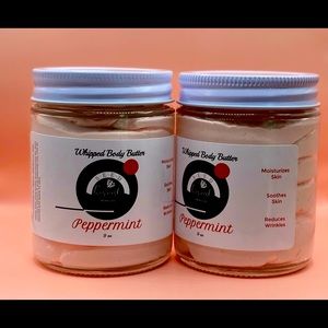 All Natural Whipped Body Butter (Peppermint)